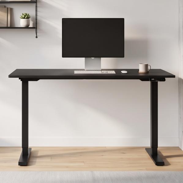 Ергономічне Регульований стіл AdapDesk Smart 2 Motor 18мм Deep Black, Space Black