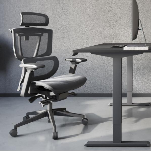 Ергономічне Крісло S2 Mesh Senior ErgoChair Deep Black