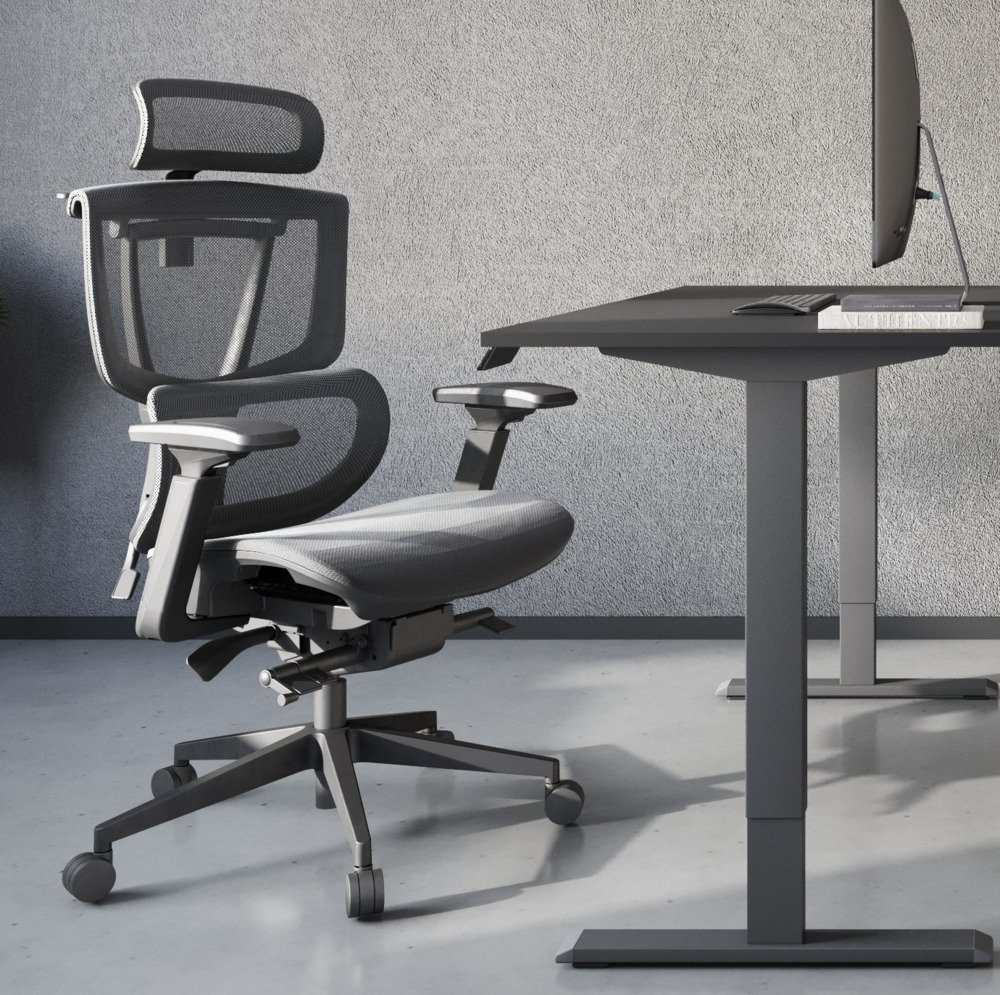 Крісло S2 Mesh Senior ErgoChair Deep Black