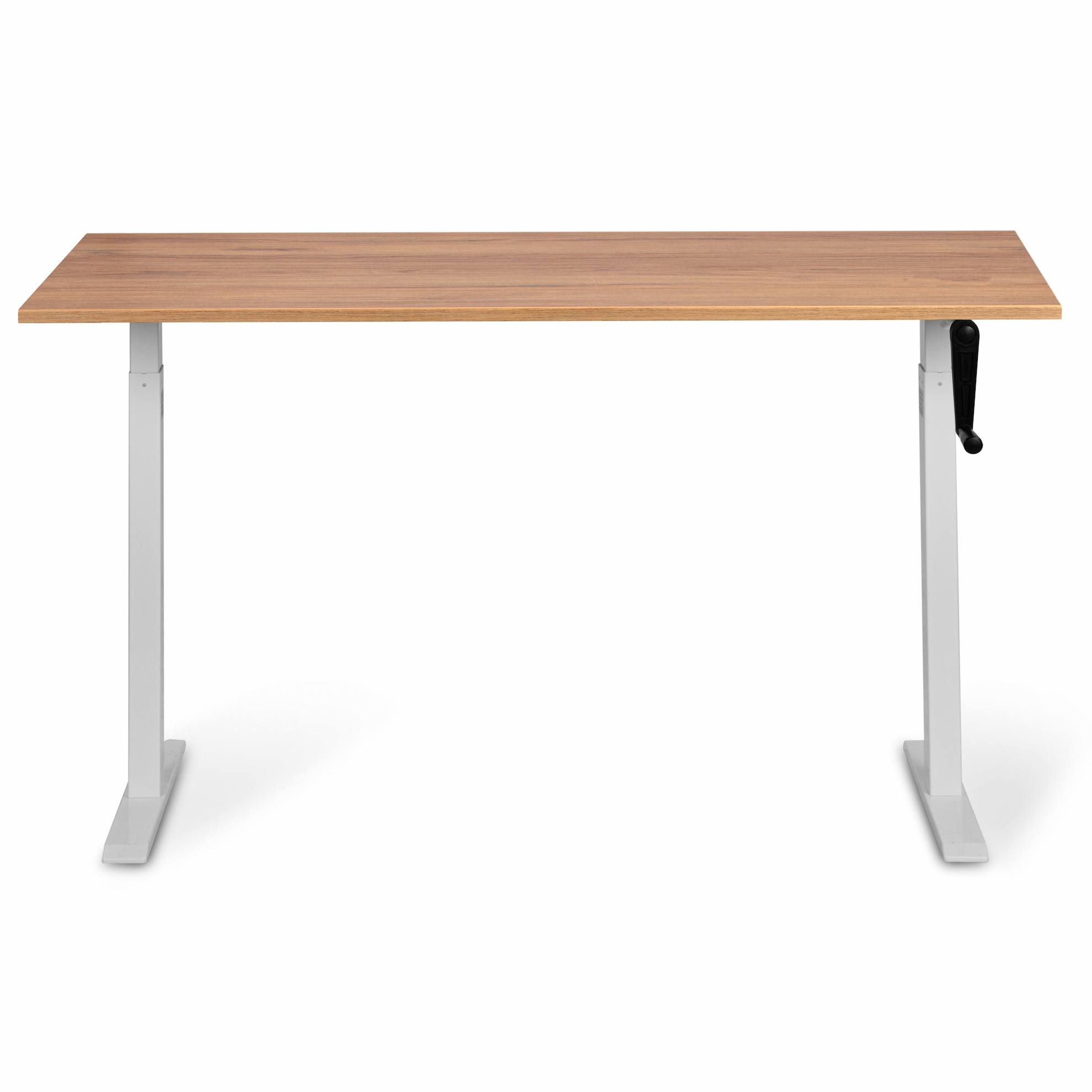 Регульований стіл AdapDesk Smart Manual 18мм Golden Wood, Snow White