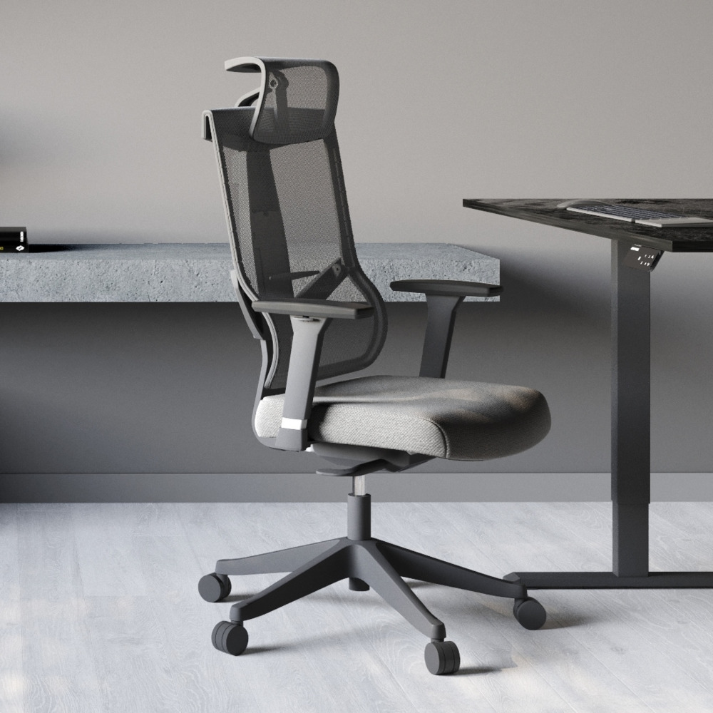 Крісло M1 Middle ErgoChair Deep Black